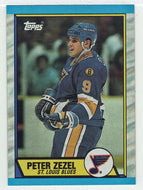 Peter Zezel - St. Louis Blues (NHL Hockey Card) 1989-90 Topps # 27 Mint