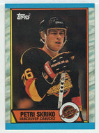Petri Skriko - Vancouver Canucks (NHL Hockey Card) 1989-90 Topps # 33 Mint