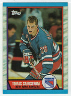 Tomas Sandstrom - New York Rangers (NHL Hockey Card) 1989-90 Topps # 54 Mint