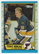 Tony Hrkac - St. Louis Blues (NHL Hockey Card) 1989-90 Topps # 64 Mint