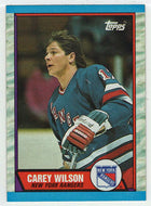 Carey Wilson - New York Rangers (NHL Hockey Card) 1989-90 Topps # 66 Mint