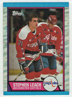 Stephen Leach RC - Washington Capitals (NHL Hockey Card) 1989-90 Topps # 67 Mint