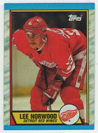 Lee Norwood - Detroit Red Wings (NHL Hockey Card) 1989-90 Topps # 75 Mint