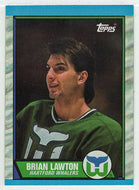 Brian Lawton - Hartford Whalers (NHL Hockey Card) 1989-90 Topps # 91 Mint