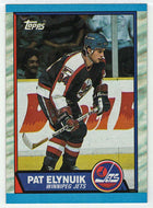 Pat Elynuik RC - Winnipeg Jets (NHL Hockey Card) 1989-90 Topps # 94 Mint