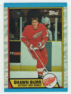 Shawn Burr - Detroit Red Wings (NHL Hockey Card) 1989-90 Topps # 101 Mint
