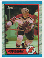 John MacLean - New Jersey Devils (NHL Hockey Card) 1989-90 Topps # 102 Mint