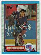 John Vanbiesbrouck - New York Rangers (NHL Hockey Card) 1989-90 Topps # 114 Mint