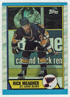 Rick Meagher - St. Louis Blues (NHL Hockey Card) 1989-90 Topps # 116 Mint