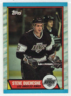 Steve Duchesne - Los Angeles Kings (NHL Hockey Card) 1989-90 Topps # 123 Mint