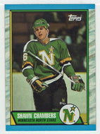 Shawn Chambers RC - Minnesota North Stars (NHL Hockey Card) 1989-90 Topps # 142 Mint