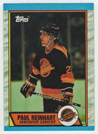 Paul Reinhart - Vancouver Canucks (NHL Hockey Card) 1989-90 Topps # 148 Mint