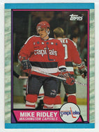 Mike Ridley - Washington Capitals (NHL Hockey Card) 1989-90 Topps # 165 Mint