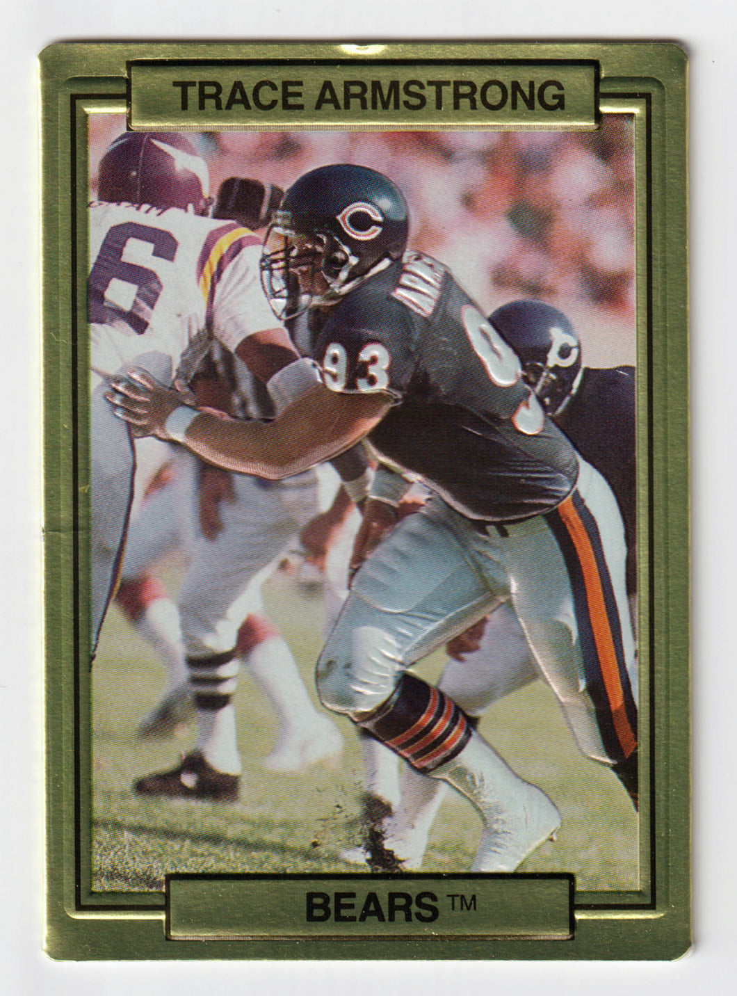 Trace Armstrong - Chicago Bears (NFL Football Card) 1989 Action Packed # 2 Mint