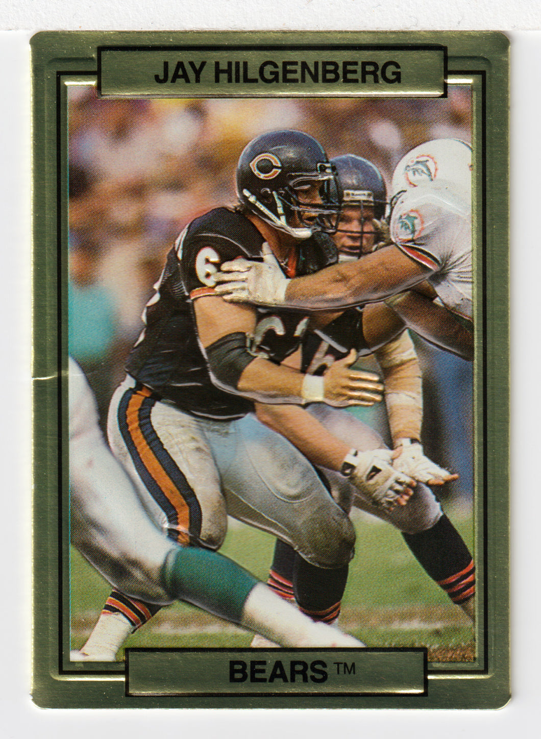 Jay Hilgenberg - Chicago Bears (NFL Football Card) 1989 Action Packed # 7 Mint