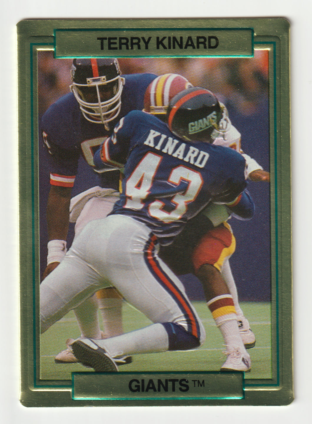 Terry Kinard - New York Giants (NFL Football Card) 1989 Action Packed # 14 Mint