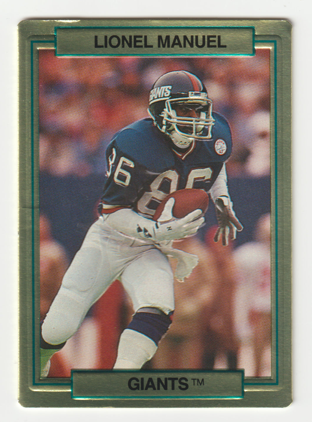 Lionel Manuel - New York Giants (NFL Football Card) 1989 Action Packed # 15 Mint