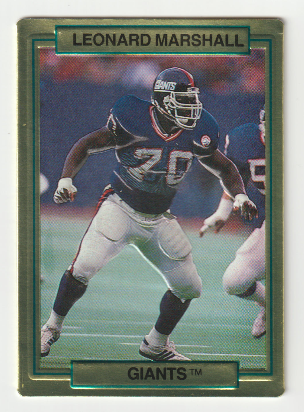Leonard Marshall - New York Giants (NFL Football Card) 1989 Action Packed # 16 Mint