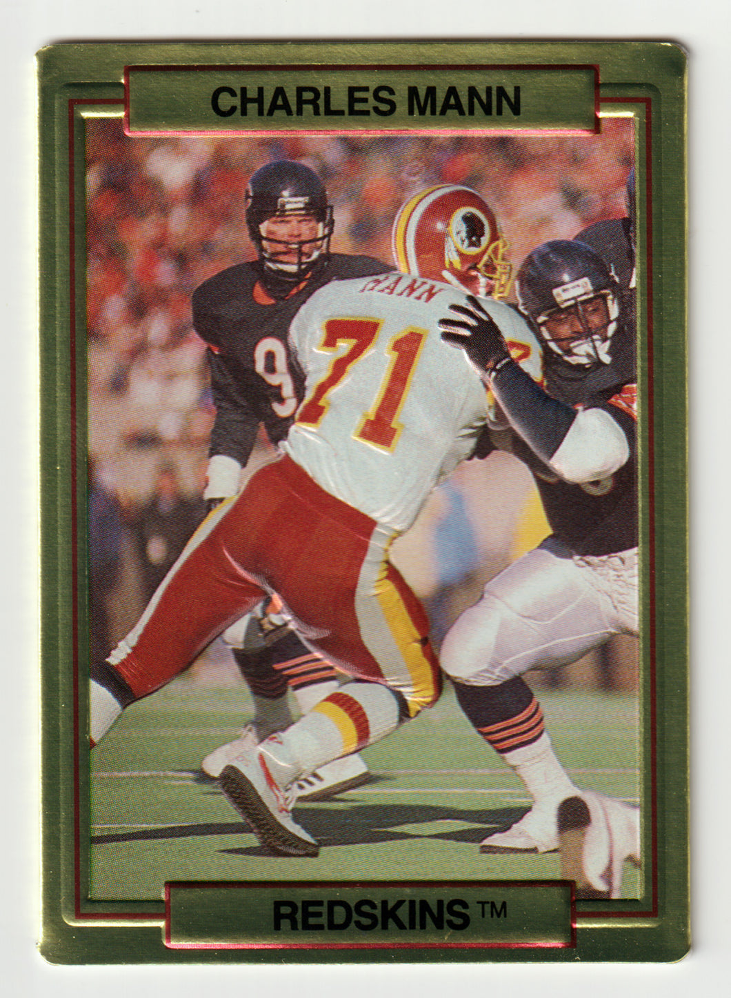 Charles Mann - Washington Redskins (NFL Football Card) 1989 Action Packed # 24 Mint