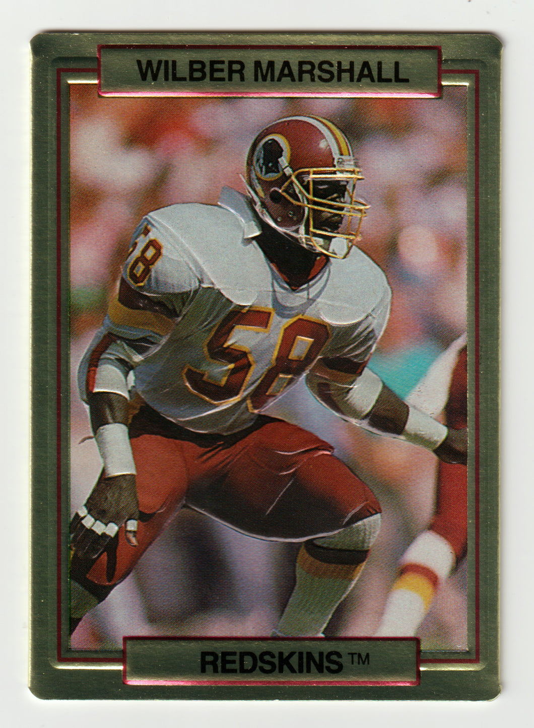 Wilber Marshall - Washington Redskins (NFL Football Card) 1989 Action Packed # 25 Mint