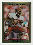 Wilber Marshall - Washington Redskins (NFL Football Card) 1989 Action Packed # 25 Mint