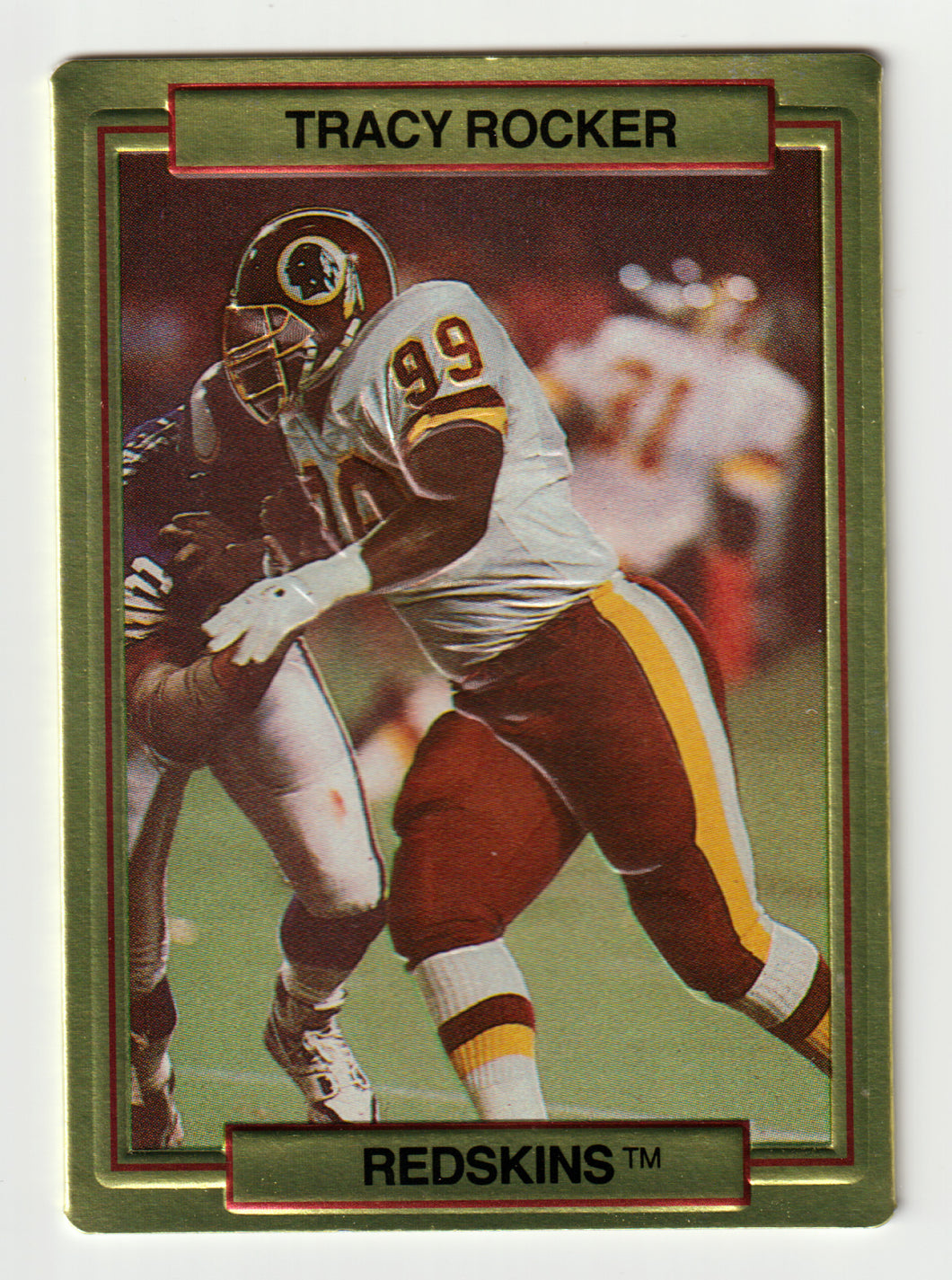 Tracy Rocker - Washington Redskins (NFL Football Card) 1989 Action Packed # 28 Mint