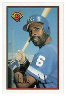 Willie Wilson - Kansas City Royals (MLB Baseball Card) 1989 Bowman # 124 Mint
