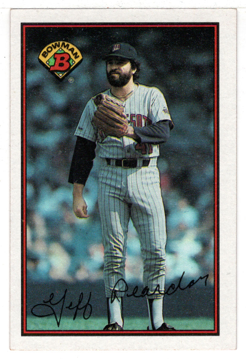 Jeff Reardon - Minnesota Twins (MLB Baseball Card) 1989 Bowman # 148 Mint
