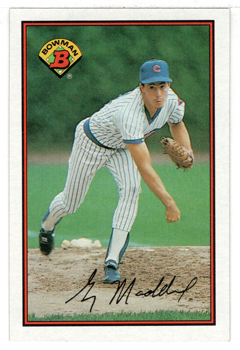 Greg Maddux - Chicago Cubs (MLB Baseball Card) 1989 Bowman # 284 Mint