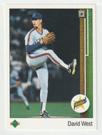 David West RC - New York Mets (MLB Baseball Card) 1989 Upper Deck # 7 Mint
