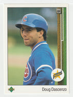 Doug Dascenzo RC - Chicago Cubs (MLB Baseball Card) 1989 Upper Deck # 10 Mint