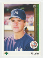 Al Leiter - New York Yankees (MLB Baseball Card) 1989 Upper Deck # 588 Mint