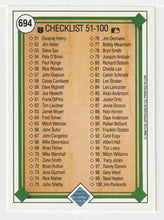 Load image into Gallery viewer, Checklist # 1 (MLB Baseball Card) 1989 Upper Deck # 694 Mint
