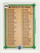 Load image into Gallery viewer, Checklist # 3 (MLB Baseball Card) 1989 Upper Deck # 696 Mint
