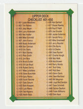 Load image into Gallery viewer, Checklist # 5 (MLB Baseball Card) 1989 Upper Deck # 698 Mint

