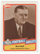Bert Bell - League Administrator (NFL Football Card) 1989 Swell Greats # 2 Mint