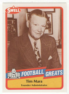 Tim Mara - Administrator (NFL Football Card) 1989 Swell Greats # 12 Mint