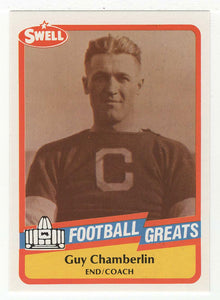 Guy Chamberlin - Coach (NFL Football Card) 1989 Swell Greats # 23 Mint