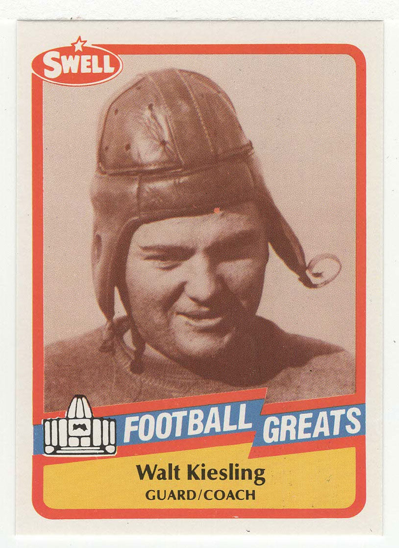 Walt Kiesling (NFL Football Card) 1989 Swell Greats # 33 Mint