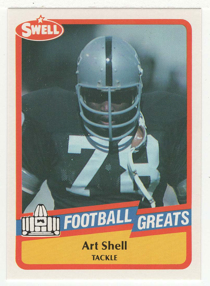 Art Shell (NFL Football Card) 1989 Swell Greats # 37 Mint