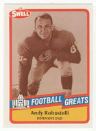 Andy Robustelli (NFL Football Card) 1989 Swell Greats # 43 Mint