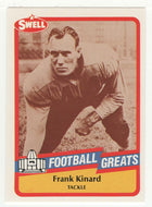 Frank 'Bruiser' Kinard (NFL Football Card) 1989 Swell Greats # 45 Mint