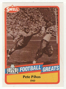Pete Pihos (NFL Football Card) 1989 Swell Greats # 48 Mint