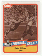 Pete Pihos (NFL Football Card) 1989 Swell Greats # 48 Mint