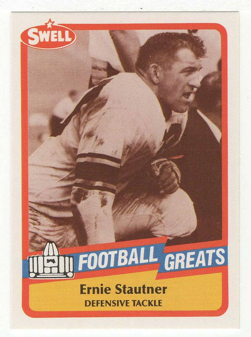 Ernie Stautner (NFL Football Card) 1989 Swell Greats # 52 Mint
