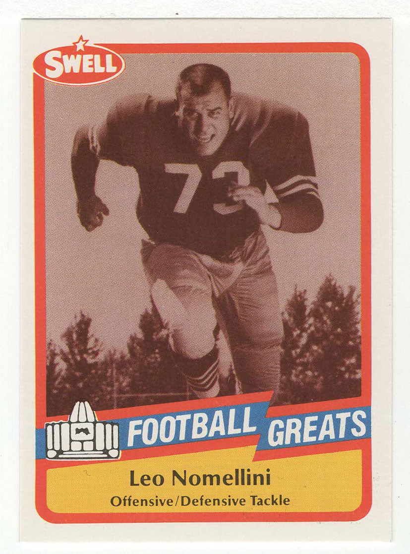Leo Nomellini (NFL Football Card) 1989 Swell Greats # 54 Mint