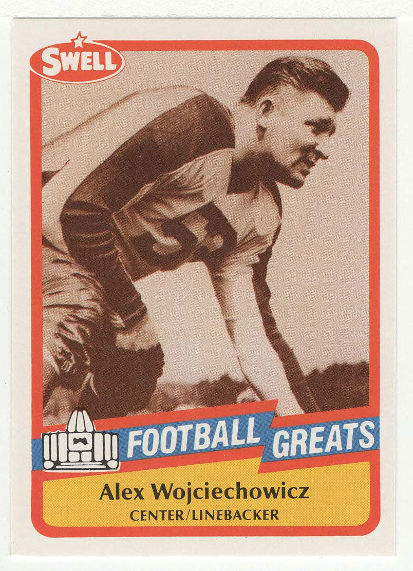 Alex Wojciechowicz (NFL Football Card) 1989 Swell Greats # 57 Mint