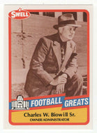 Charles W. Bidwill - Owner (NFL Football Card) 1989 Swell Greats # 70 Mint