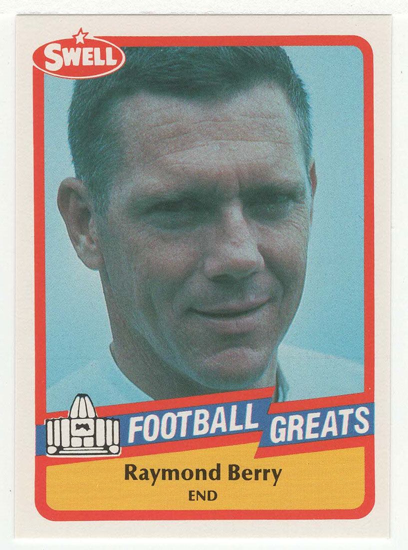 Raymond Berry (NFL Football Card) 1989 Swell Greats # 91 Mint