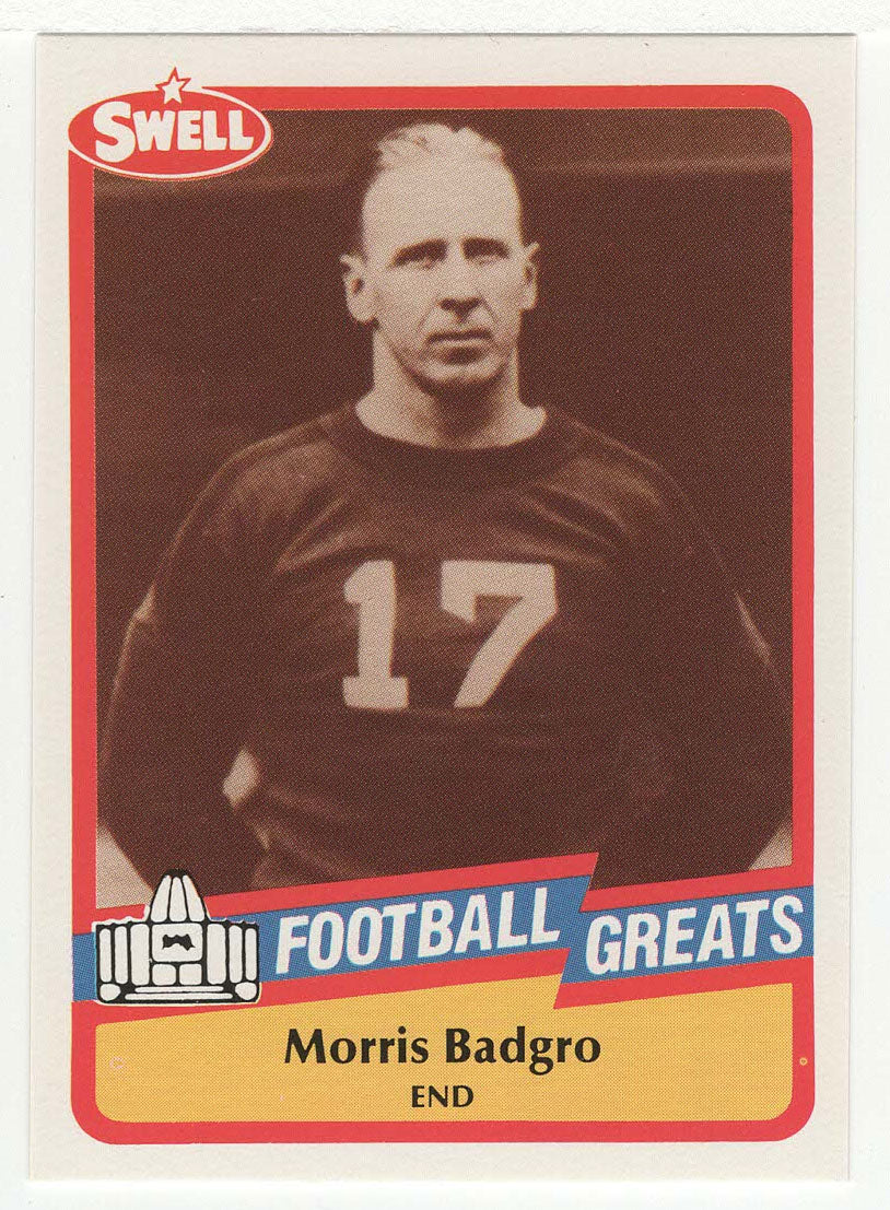 Morris 'Red' Badgro (NFL Football Card) 1989 Swell Greats # 107 Mint